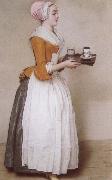 Jean-Etienne Liotard The Chocolate-Girl USA oil painting artist